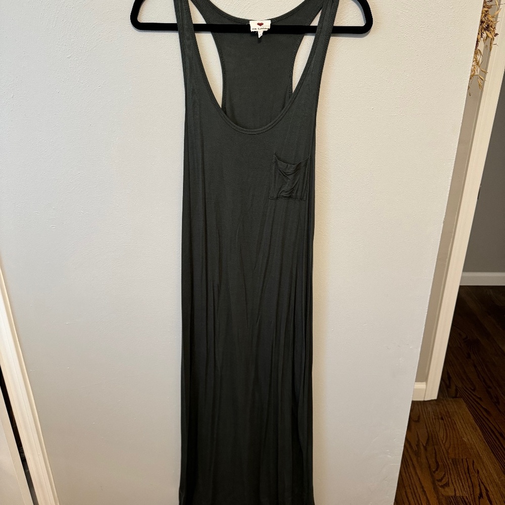 Dark Green Maxi Dress